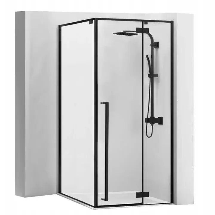 Zuhanykabin Fargo 90x90 black Mat Legnépszerűbb