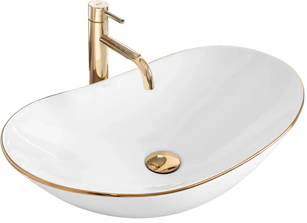 Outlet Pultos mosdó Rea Royal Gold Edge