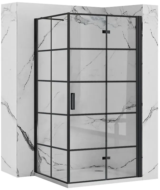 zuhanykabin Rea Molier Black 80x80 Ajánlat