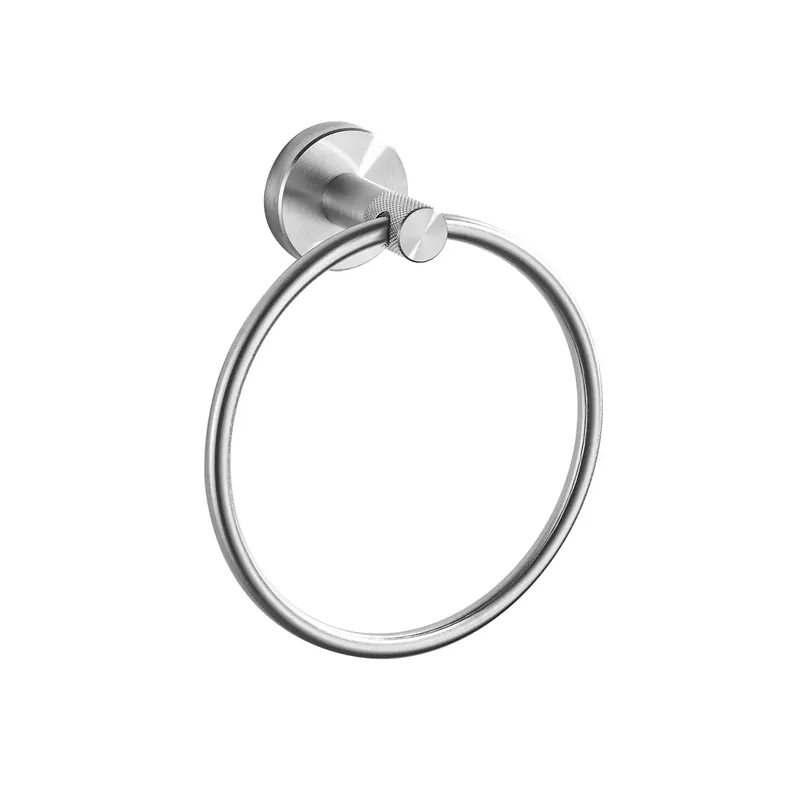 Fürdőszoba fogas Ring 6610 Modern Brush Nickel Kedvezmény