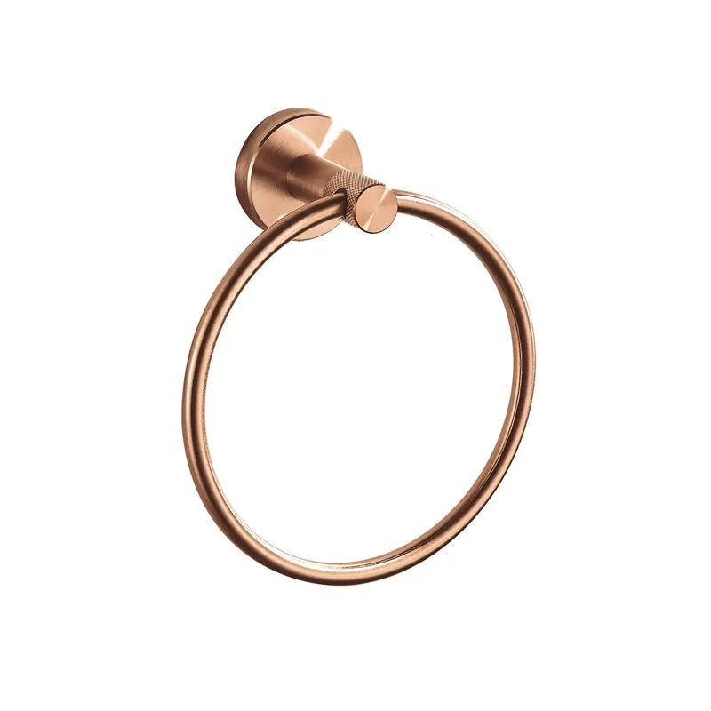 Fürdőszoba fogas Ring 6610 Modern Brush Copper Biztonságos fizetés