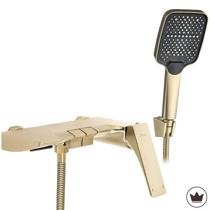 Fürdőkád csaptelep PREMIUM REA Joe Brush Gold Vásárlói kedvenc