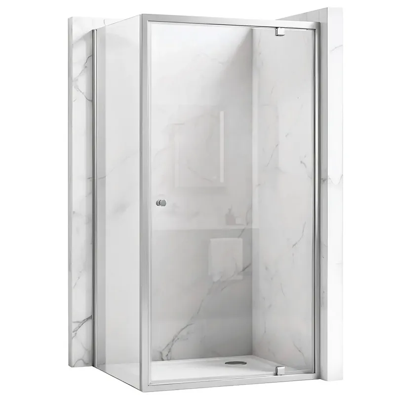 Olcsóbb zuhanykabin Rea Primo Swing 100x80 Chrome