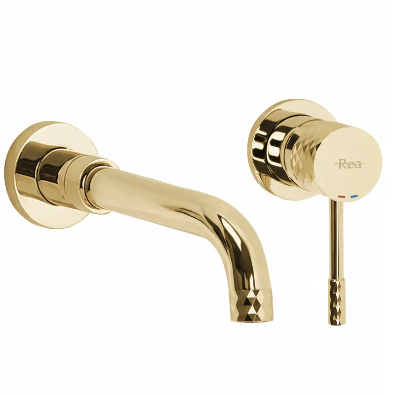 Falra szerelhető csaptelep Rea Lungo Diamond Gold + BOX Biztonságos vásárlás