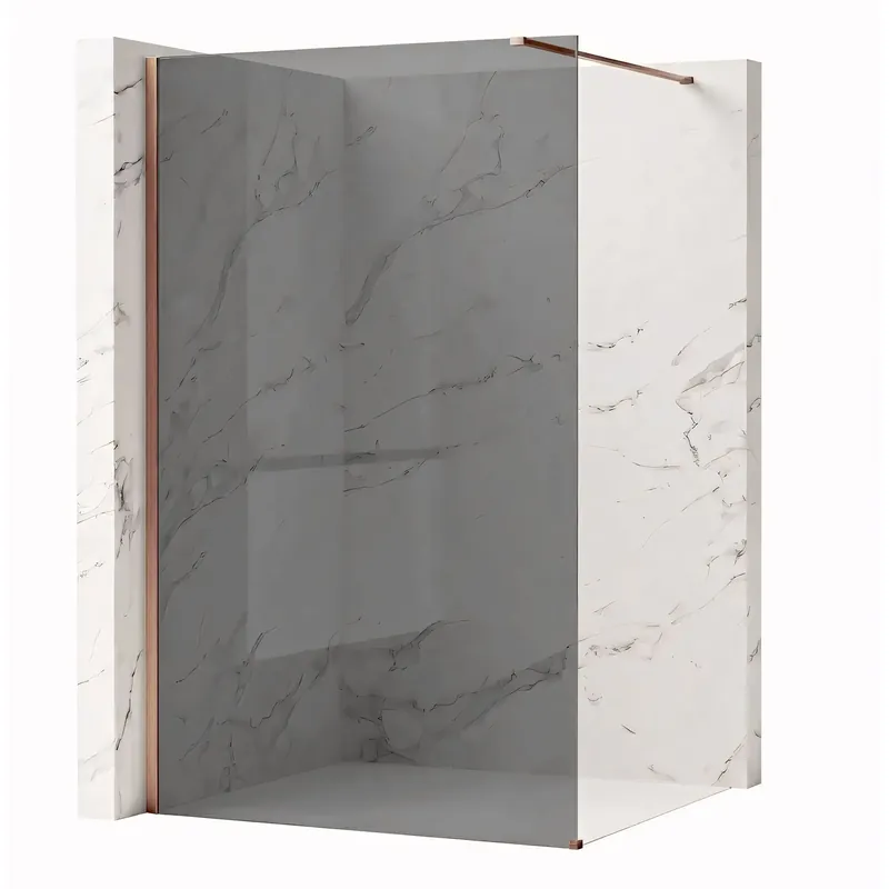 Zuhanyfal Rea Flexi Grey / Brush Copper 120 Szuper ajánlat