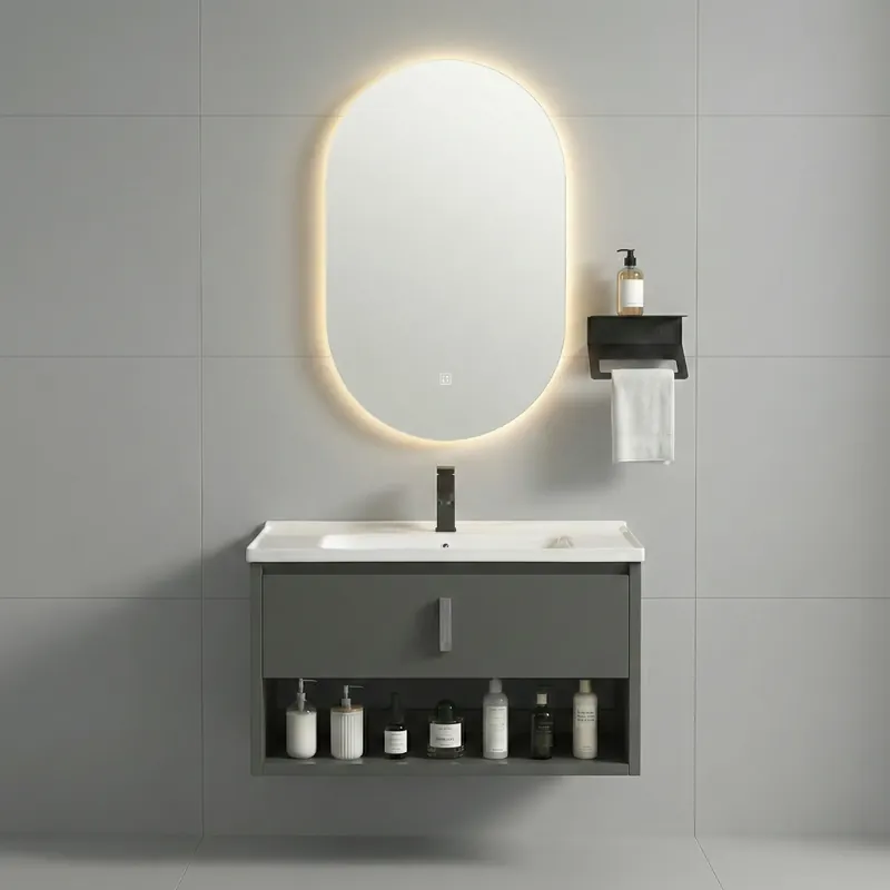 Bestseller Fürdőszobabútor szett mosdóval Toledo 60cm Grey