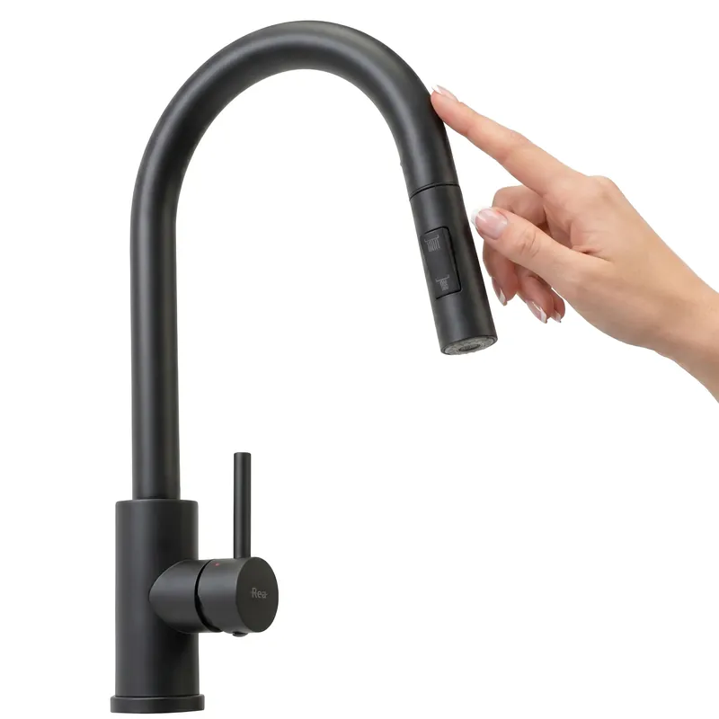 Konyhai csaptelep Rea Fresh Touch Black Matt Expressz szállítás