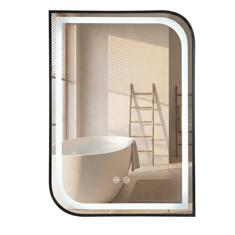 Biztonságos vásárlás LED Tükör ZONE 80X60 BLACK