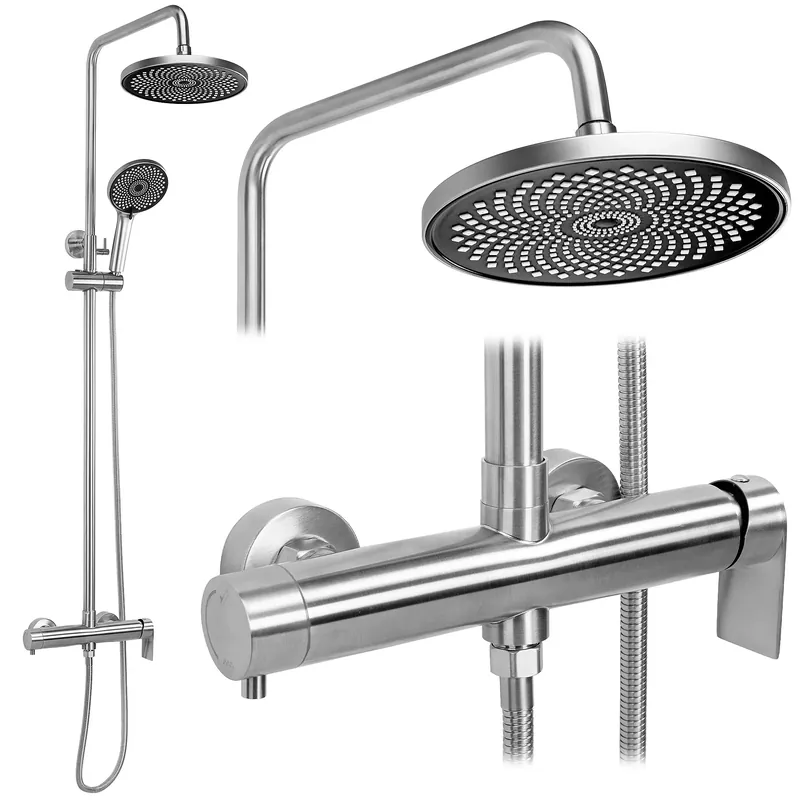 Biztonságos fizetés Zuhanyszett Rea Hunter Brush Nickel