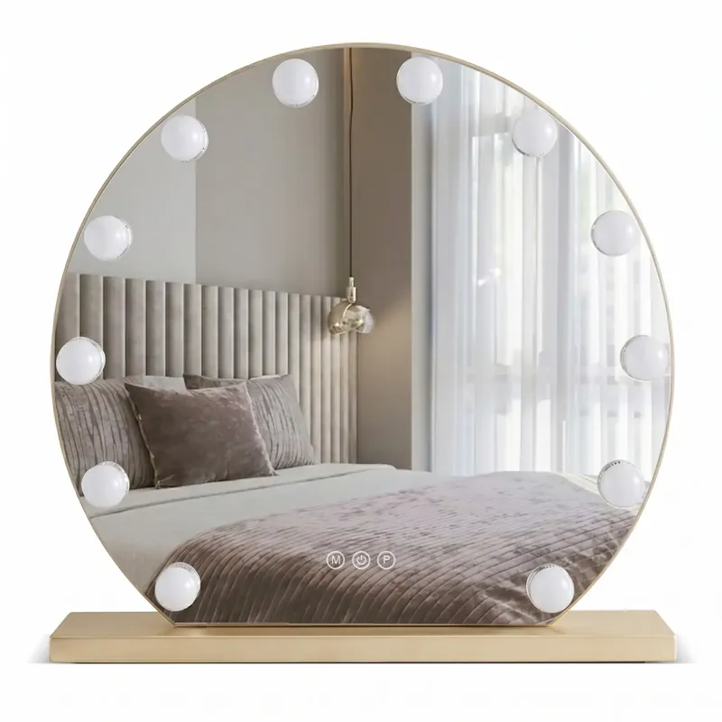 LED Tükör HOLLYWOOD L. Gold 50 cm Expressz kézbesítés