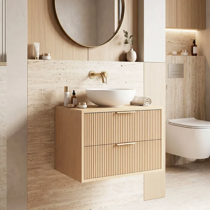 Mosdószekrény Rea Mono 60cm Beige Legjobb ár