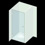 Árengedmény Varioglass Signum 101 Zuhanyajtó víztiszta üveg (90x200 cm)Varioglass