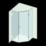 Árcsökkenés Varioglass Signum 301 Zuhanykabin víztiszta üveg (110x110x200 cm)Varioglass