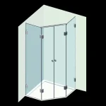 Nézd meg most Varioglass Torsion 306 Zuhanykabin (90x90x200 cm)Varioglass