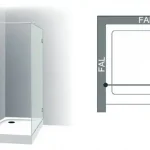Varioglass Signum 400 Zuhanyfal víztiszta üveg (70x200 cm)Varioglass Vásárlói kedvenc