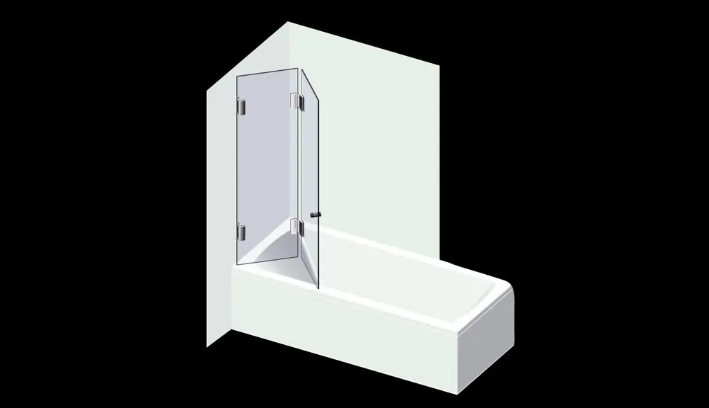 Varioglass Signum 605 Kádparaván (120x150 cm)Varioglass Vedd meg most