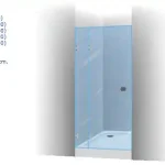 Riho Scandic S104 Zuhanyajtó (87,8-88,2 cm, króm, átlátszó, 90x200 cm, #GC 05200)Riho Expressz kézbesítés