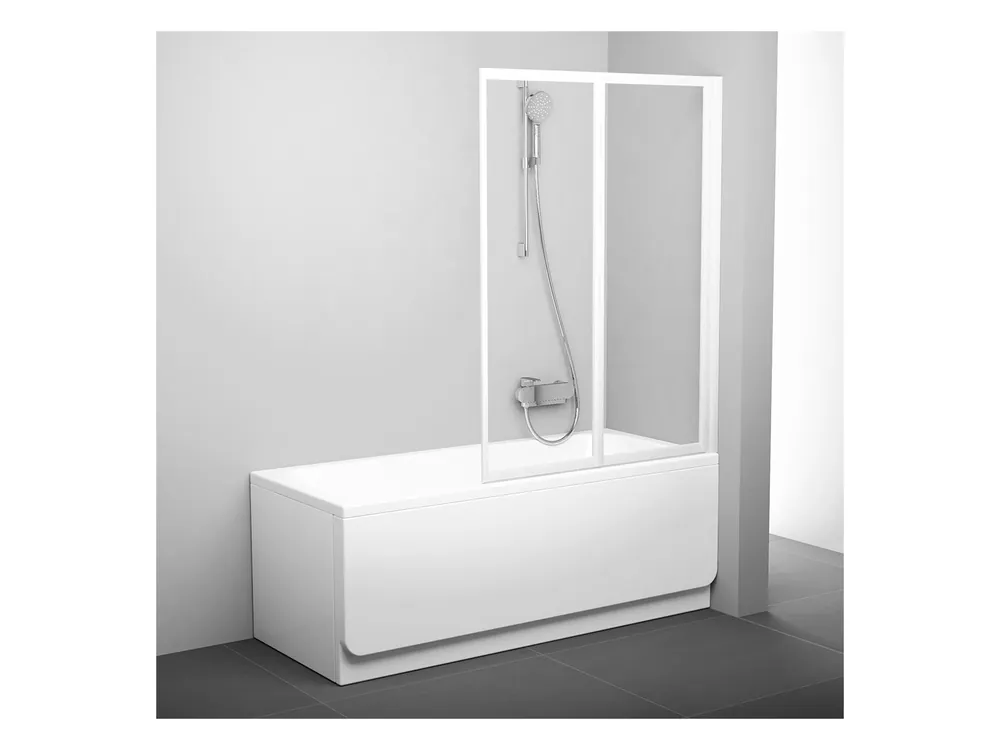 Ravak VS2 105 cm kádparaván Transparent üveggel, fehér 796M0100Z1Ravak Legkelendőbb