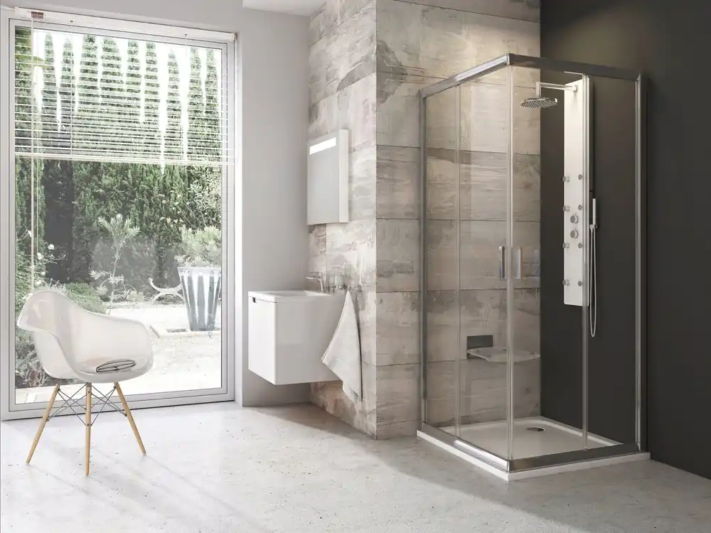 Ravak Blix BLRV2 90x90 cm zuhanykabin Transparent üveggel, króm 1LV70C00Z1Ravak Legkelendőbb