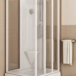 Gyors szállítás Ravak ASBP3 Szögletes zuhanybox (800x800x2065 mm, fehér, Transparent, 80x80 cm) 83644112Z1Ravak