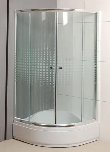 Akciós ár Roltechnik Bilbao negyedköríves zuhanykabin + Zuhanytálca (77,5-79,5x194 cm, króm, 80x80 cm, Transparent)Roltechnik