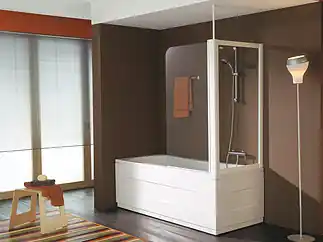 Kolpa-San Sole TP 75 + TS 70/75/80 kádparaván (TP 75 + TS 80, Silver, Edzett üveg átlátszó, 75 x 80 cm, 75X78 cm)Kolpa-San Kihagyhatatlan ajánlat
