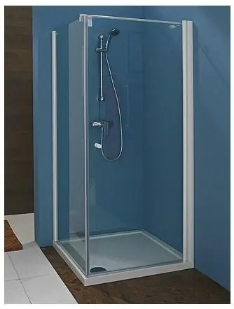 Kolpa-San Sole TV 90 zuhanyajtó "OUTLET" (90 cm, Átlátszó, Fehér, 90 cm)Kolpa-San Biztonságos fizetés