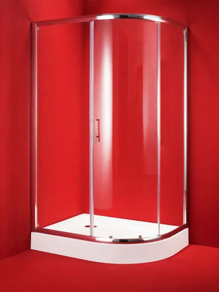 Hopa Grandas 120x90 negyedköríves zuhanykabin (90 x 120 x 195 cm, Króm (jobbos), Sima, #BCGRAN90P)Hopa Gyors szállítás