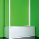 Hopa Sopravasca Fisso CC kádfal (Plexiüveg, Fehér, 77-80 x 150 cm, #BSSVF80CCP)Hopa Kedvezmény