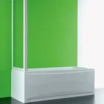 Hopa Sopravasca Fisso MA kádfal (77-80 x 150 cm, Fehér, Plexiüveg)Hopa Különleges ajánlat