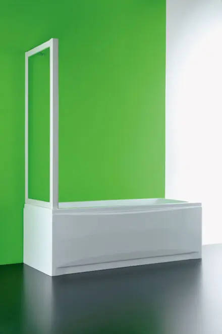 Hopa Sopravasca Fisso MA kádfal (77-80 x 150 cm, Fehér, Plexiüveg)Hopa Különleges ajánlat