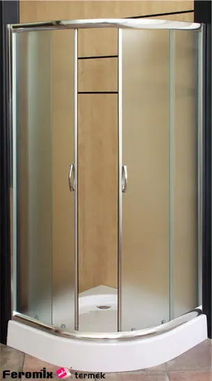 Feromix Eleganza ISA80-ELT 80x80 negyedköríves zuhanykabin zuhanytálcávalCoway Expressz kézbesítés