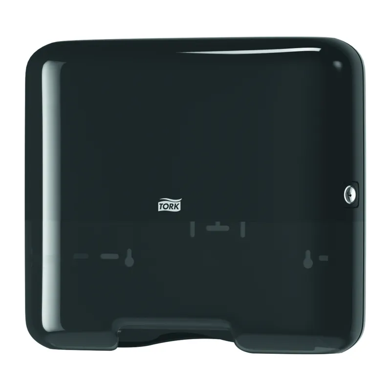 Biztonságos vásárlás Tork Elevation H3 Mini hajtogatott kéztörlő adagoló, fekete 553108Tork