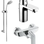 Akciós ár Grohe Eurosmart Cosmopolitan 32825 000 Mosdó csaptelep + 32837 000 zuhany csaptelep + Tempesta Mono 27598 00E zuhanyszettGrohe
