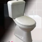 Alacsony ár Feromix Perla PL-C257P/K hátsó kifolyású monoblokkos wc ülőkévelCoway