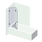 Biztonságos vásárlás Varioglass Globus 605 kádparaván (110x150 cm)Varioglass