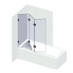 Expressz szállítás Varioglass Globus 607 kádparaván víztiszta üveg (100x150 cm)Varioglass
