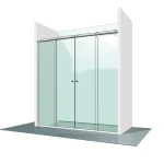 Varioglass Vendum V4 tolós zuhanyajtó (240 cm)Varioglass Különleges ajánlat