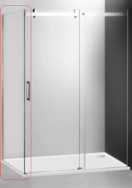 Roltechnik Ambient Line AMB/800 zuhanyfal AMD2 zuhanyajtóhoz (brillant, transparent, 80x200 cm, 783-800 mm, 621-8000000-00-02)Roltechnik Népszerű