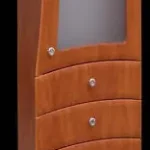 Guido Trend 1013 üveges fürdőszobaszekrény (dió)Guido Prémium