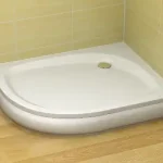 Prémium Radaway Patmos E 100x80 íves aszimmetrikus zuhanytálca (100x80 cm, előlapos / balos, #4P81155-03L)Radaway