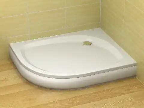 Prémium Radaway Patmos E 100x80 íves aszimmetrikus zuhanytálca (100x80 cm, előlapos / balos, #4P81155-03L)Radaway