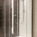 Utolsó esély Radaway Dolphi Premium A 80x80 negyedköríves zuhanykabin (80x80x190 cm, króm, Barna, #30413-01-08)Radaway