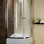 Radaway Dolphi Premium A1700 90x90 negyedköríves zuhanykabin (90x90x170 cm, króm, Barna, #30401-01-08)Radaway Expressz szállítás