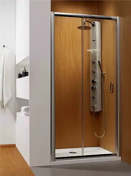 Radaway Dolphi Premium Plus DWJ 100 zuhanyajtó (100x190 cm, króm, Átlátszó, #33303-01-01N)Radaway Akció