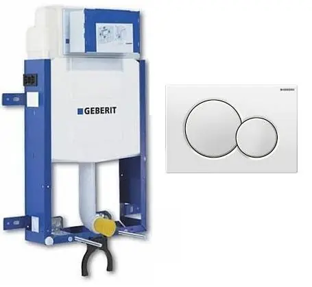 Geberit 110.319.11.5 Kombifix WC szerelőelem + Sigma 01 fehér nyomólappalGeberit Vedd meg online