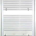 Bestseller Cosmo Trend íves törülköző szárító csőradiátor (719 W, fehér, 450x1680 mm)Cosmo