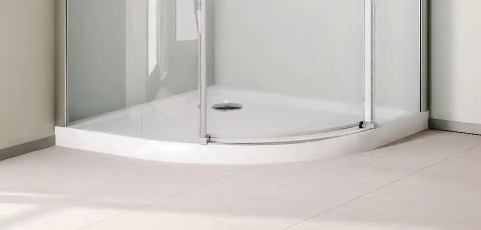 Vásárlói kedvenc Wellis Vigo 90x90 negyedköríves öntött márvány zuhanytálcaWellis