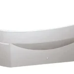 Legnépszerűbb Polysan Mamba 160x95 cm aszimmetrikus kádhoz előlap, balos 27312Polysan