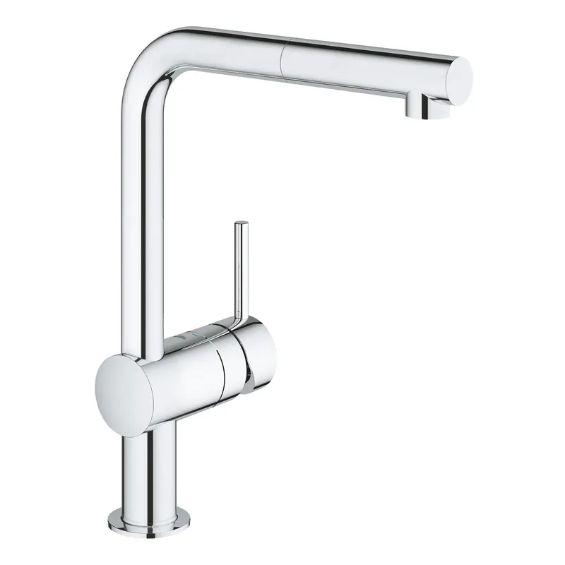 Árcsökkenés Grohe Minta egykaros mosogató csaptelep kihúzható gyöngyöztetővel, króm 32168000Grohe